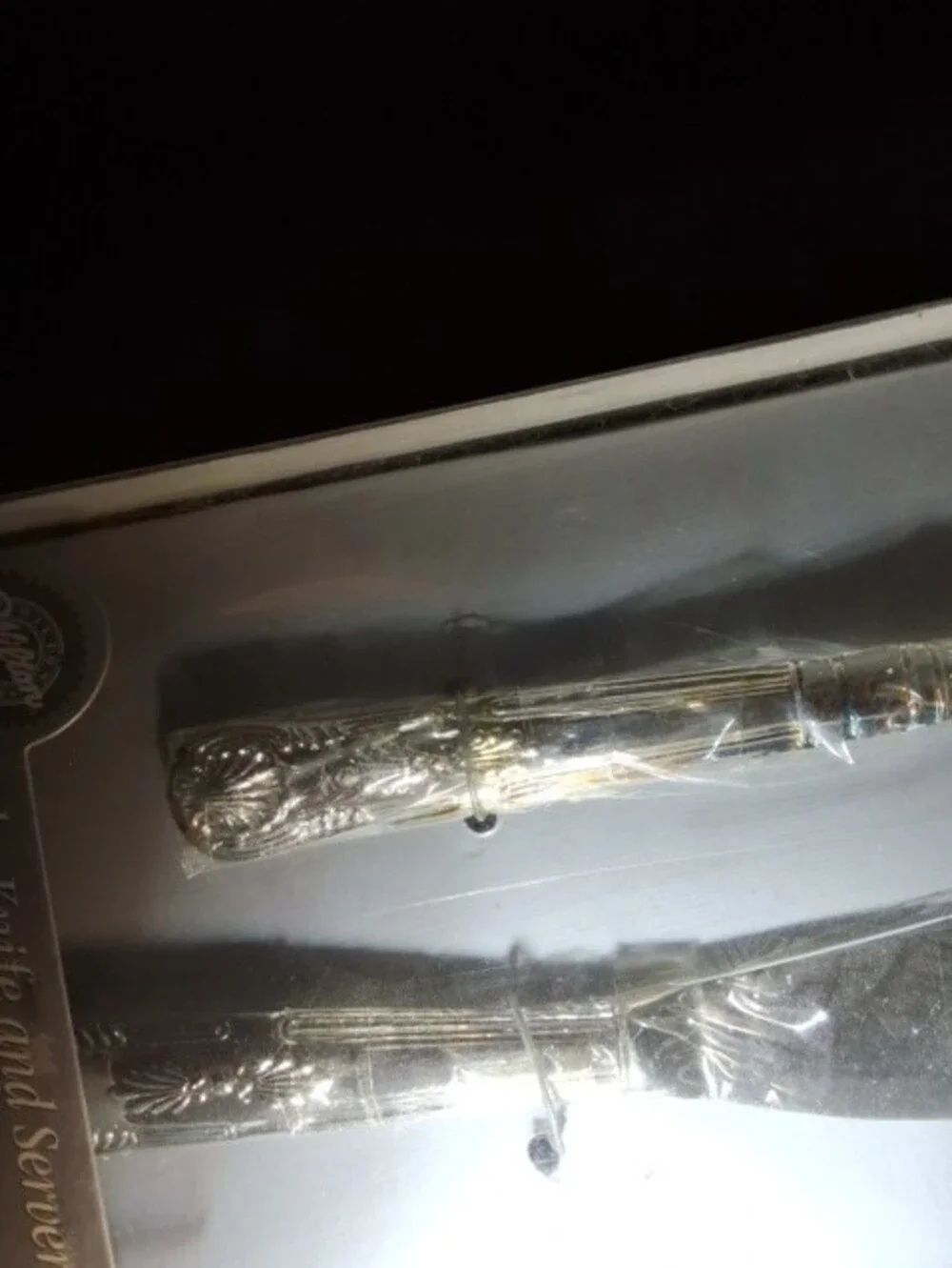 Wilton Silver Cake Knife and Server Set - Silver
